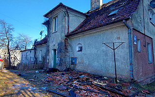 Pożar domu w Olsztynie. 10 osób straciło dach nad głową